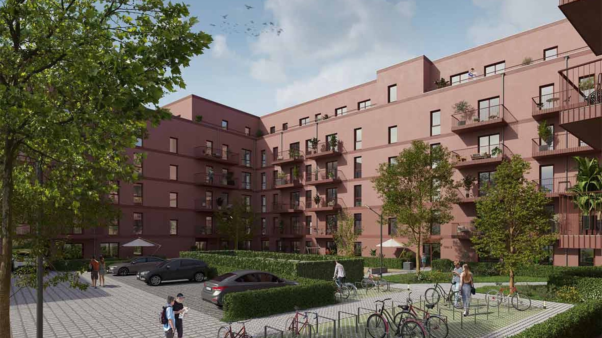 Visualisierung Neubau Bismarckstraße 17, 13585 Berlin