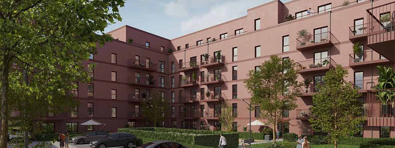 Visualisierung Neubau Bismarckstraße 17, 13585 Berlin