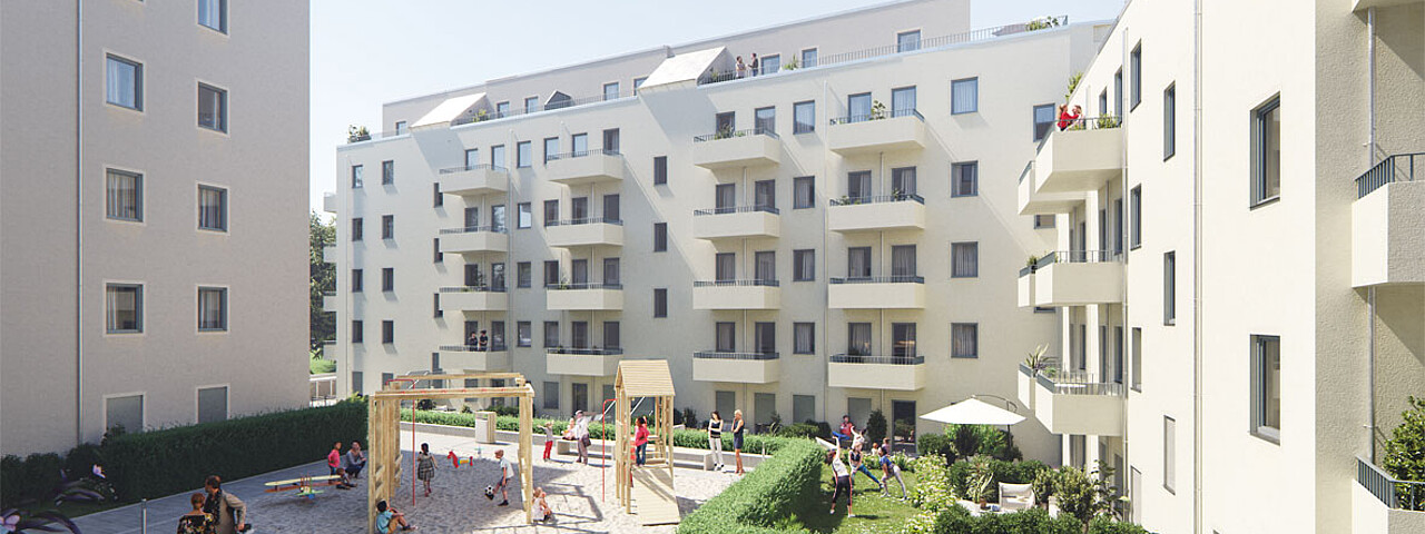 Visualisierung Neubau Seeburger Weg in Spandau