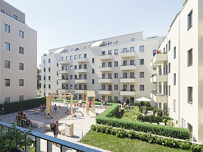 Visualisierung Neubau Seeburger Weg in Spandau