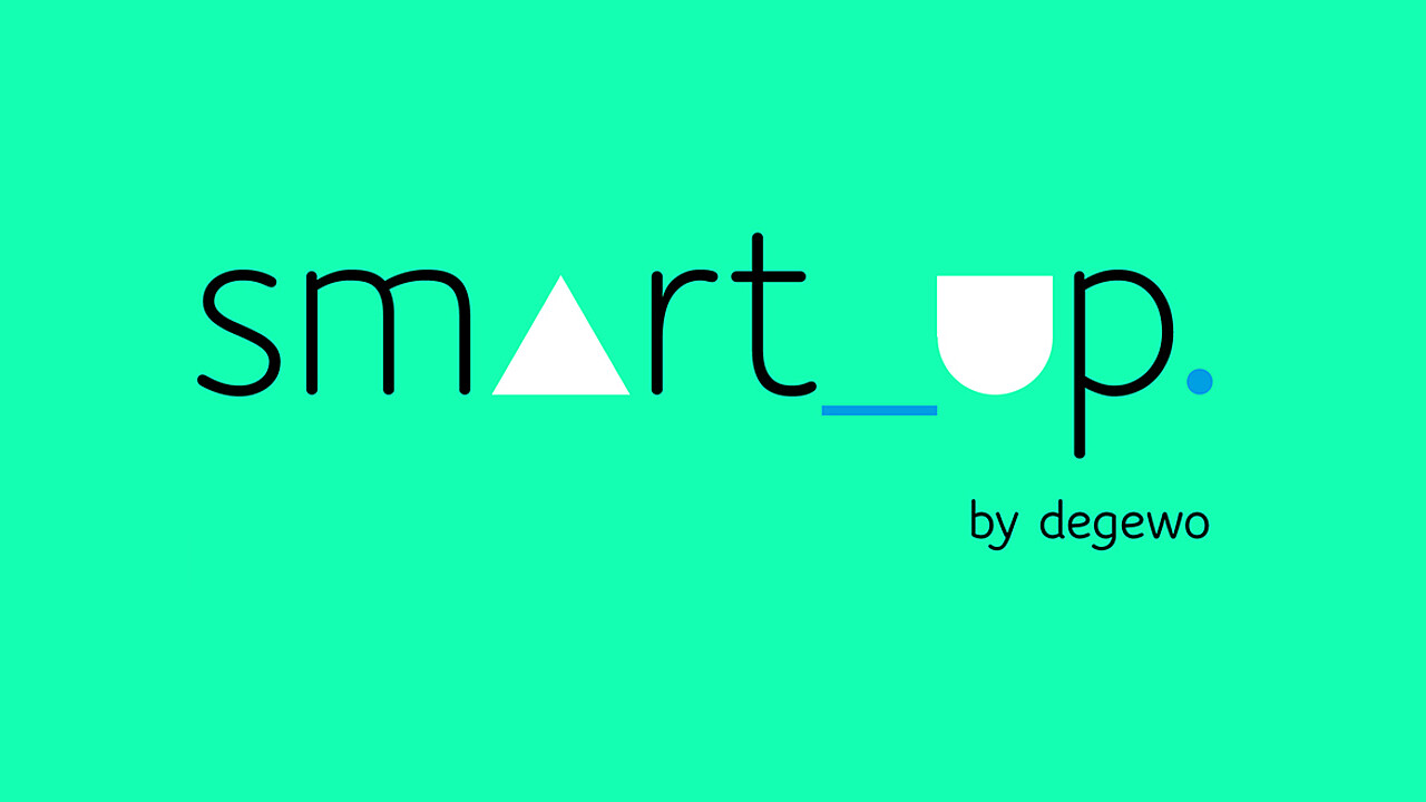 smart_up Logo auf grünem Hintergrund